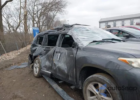 2012 Toyota Highlander Limited V6 from USA, damaged, VIN 5TDYK3EH0CS075067